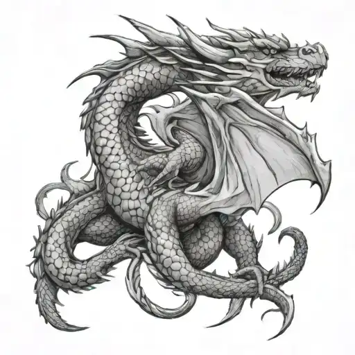 Dragon Protecting Son