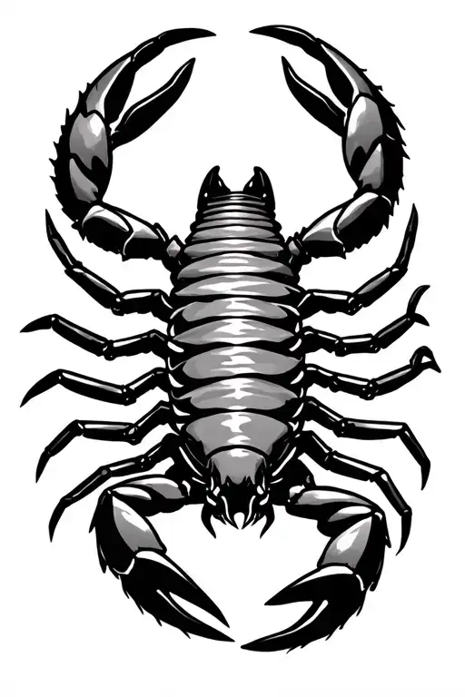 Scorpion With Gemini And Virgo Constellation