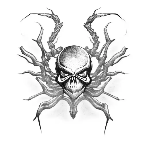 Spider Skull Wings