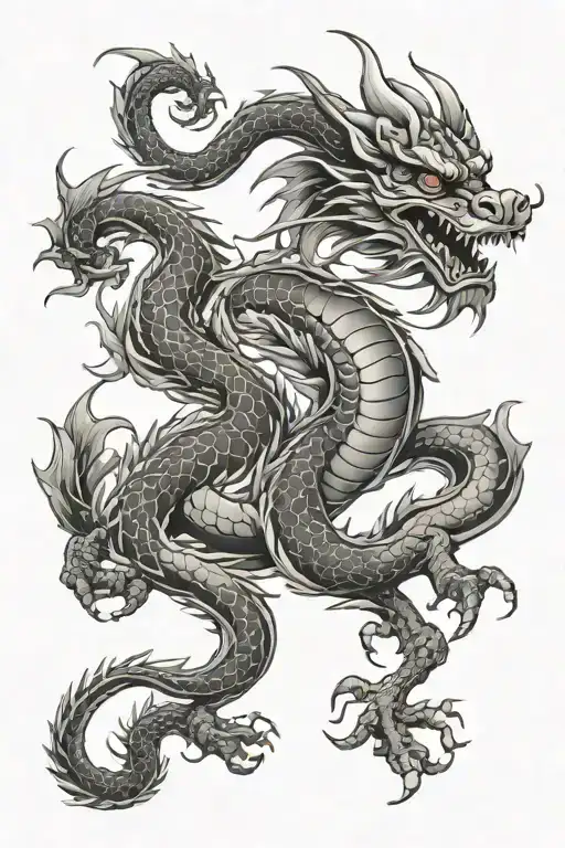 Chinese Dragon Wrapped
