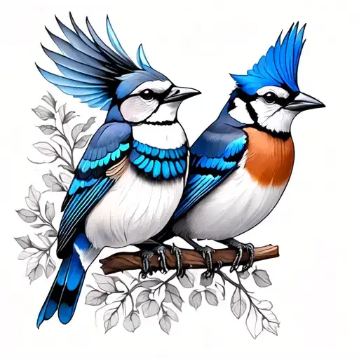 Robin And Bluejay