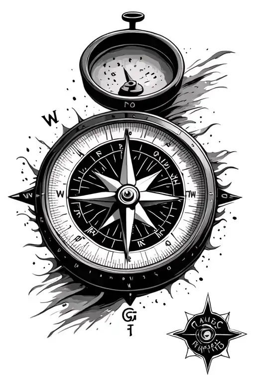 Compass Design Creative Special Education Traveling Perseverance