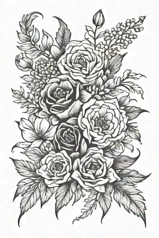 Birth Flower Bouquet