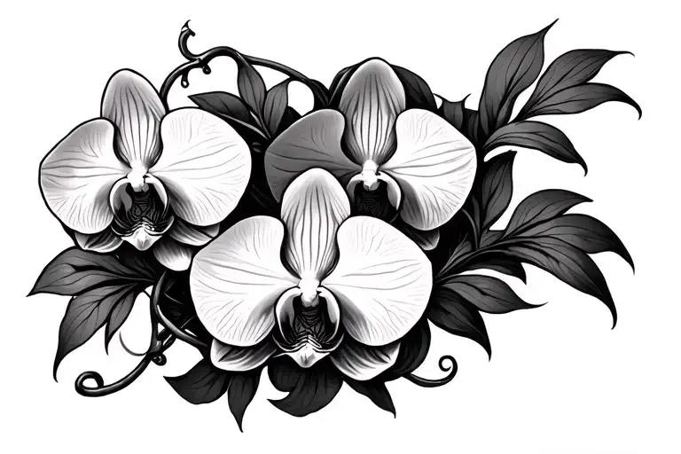 Orchid Vine Wrapping