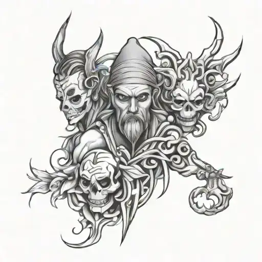 3 Brother Tatoo Design For Me Alone