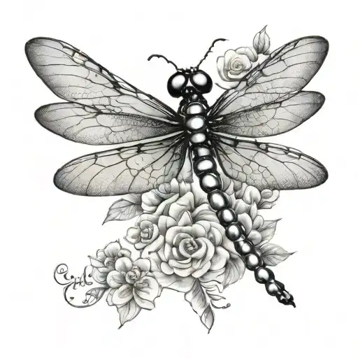 Dragonfly That Says Everything Happens For A Reason