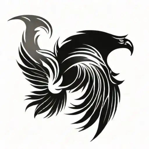 Phoenix Rising From The Ashes