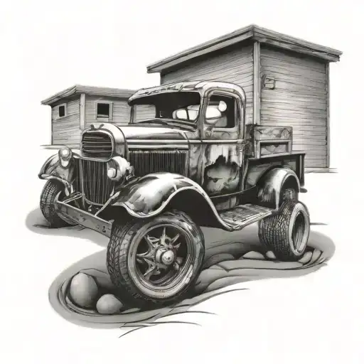 Black Ford Truck