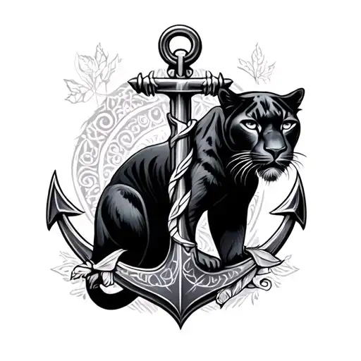 Panther And Anchor Surrounded