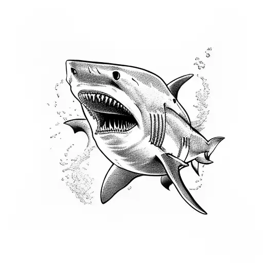 Shark Ocean Sleeve Diver