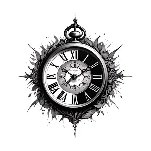 Clock Face Surrounded