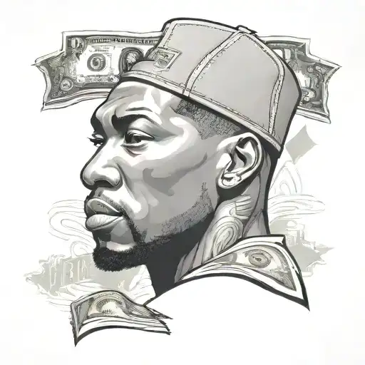 Get Rich Or Die Tryin' Text With Money