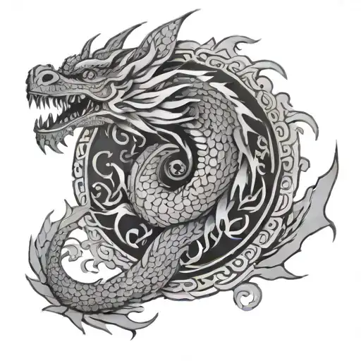Mandala Dragon