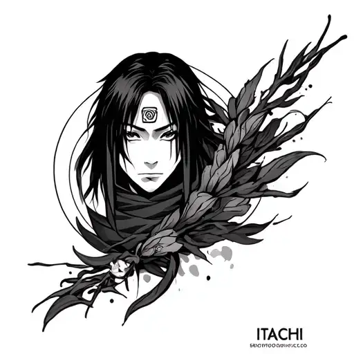 Itachi Tattoo Design