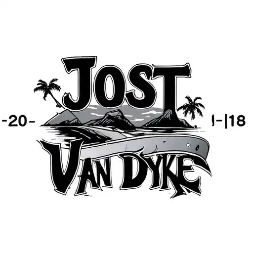 Jost Van Dyke Coordinates Written Underneath