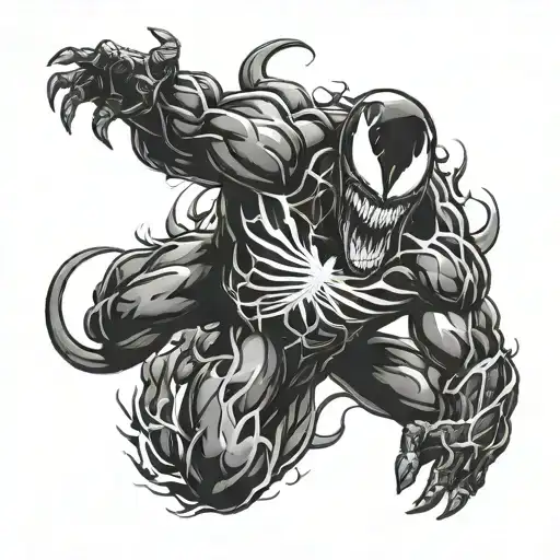 Venom And Fireman On Fire