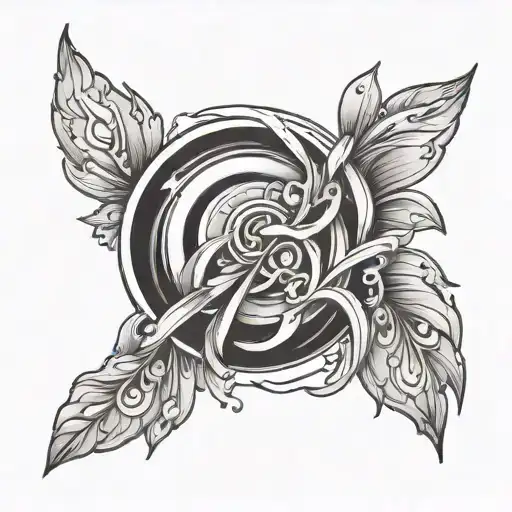 Straight Line Tattoo Fragment