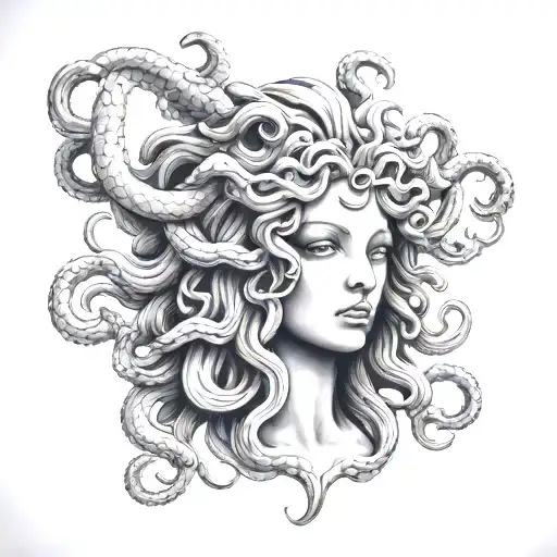Not Scary Medusa Head