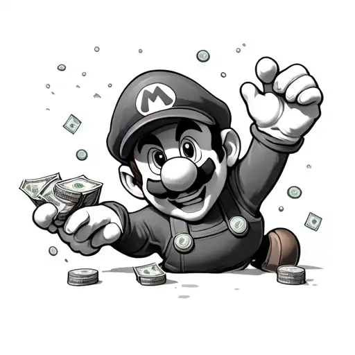 Mario With Money