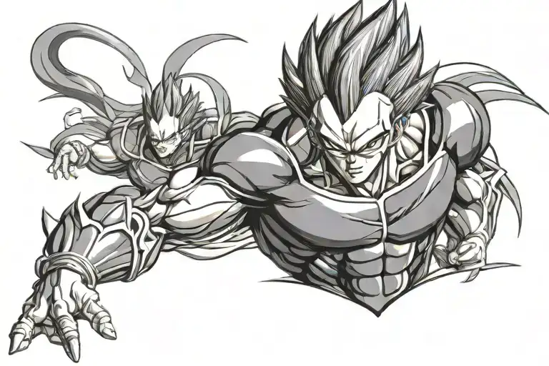 Majin Vegeta Sacrfice