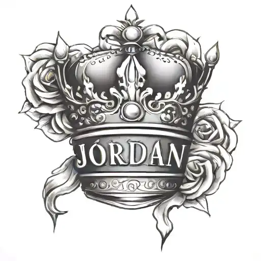 Name Jordan With A Crown
