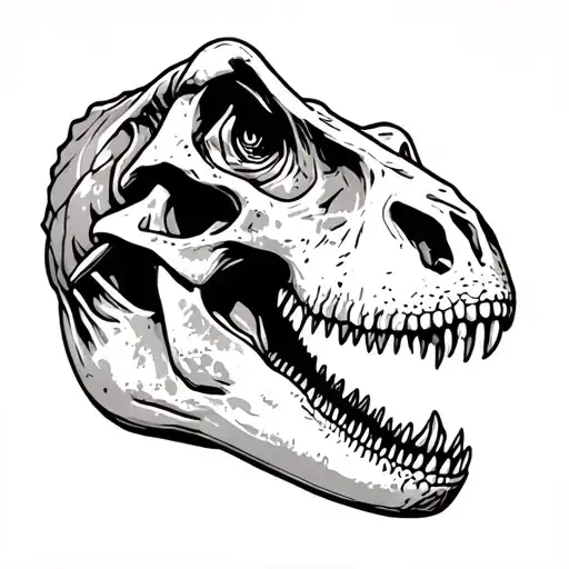 T Rex Skull