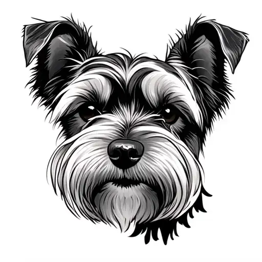 Schnauzer Mini Black