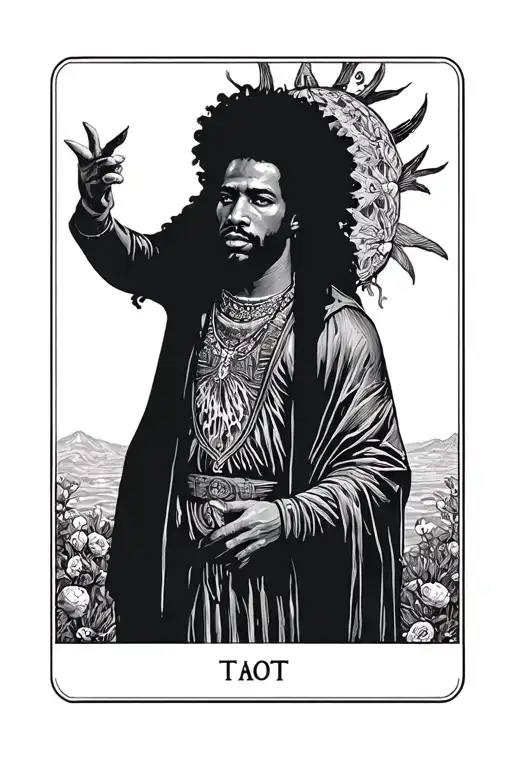 Tarot Card Featuring Milton Nascimento