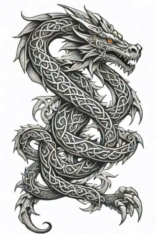 Dragon Celtic Knot