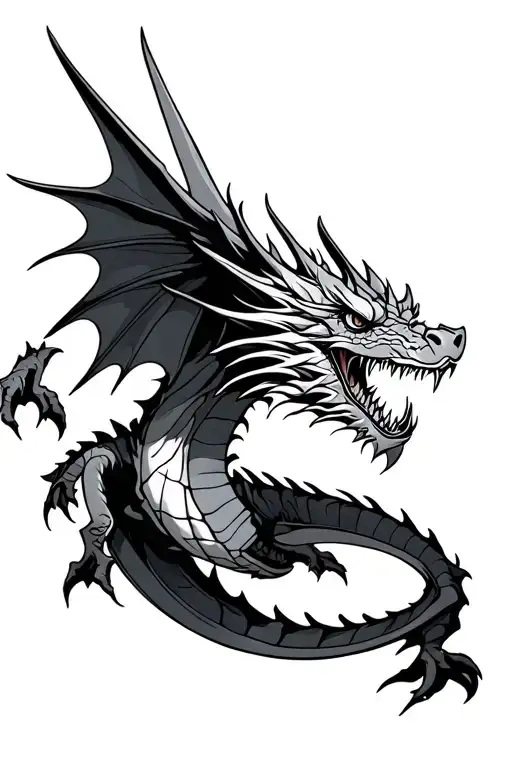 Western Dragon Flying