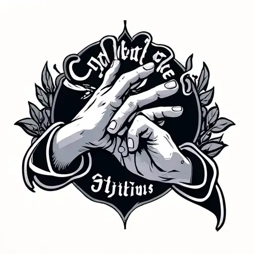 Group Logo Around The Hand