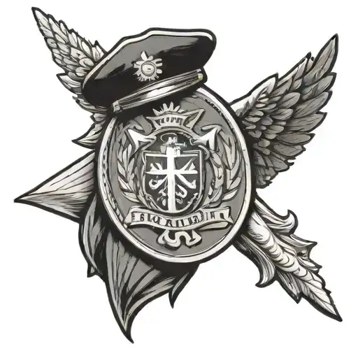 Slovak Police Officer From Back