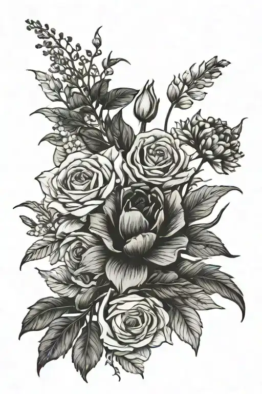 Birth Flower Bouquet