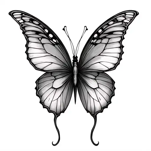 Unique Butterfly Turning Into A Fairy