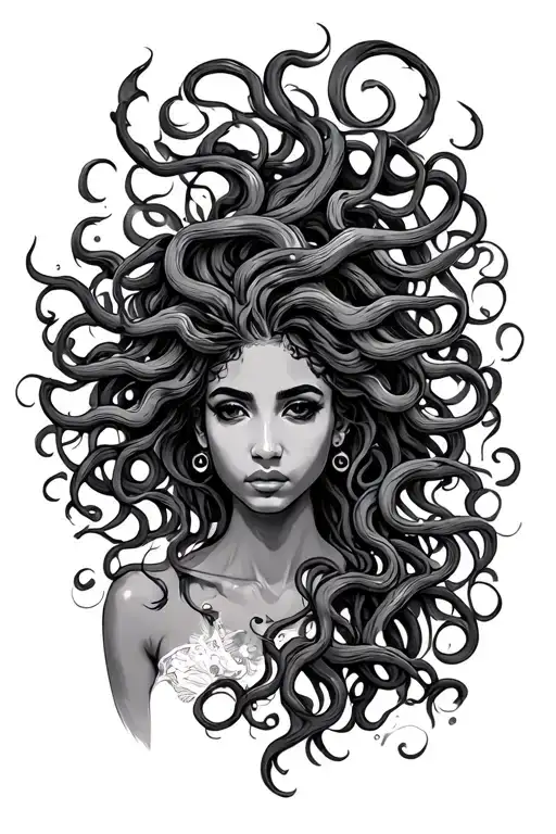 African American Medusa