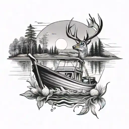 Golf Deer Boat