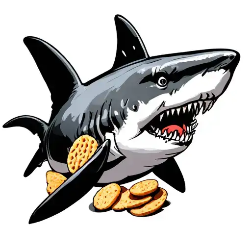 Shark With Mexican Jumping Bean And Snacks
