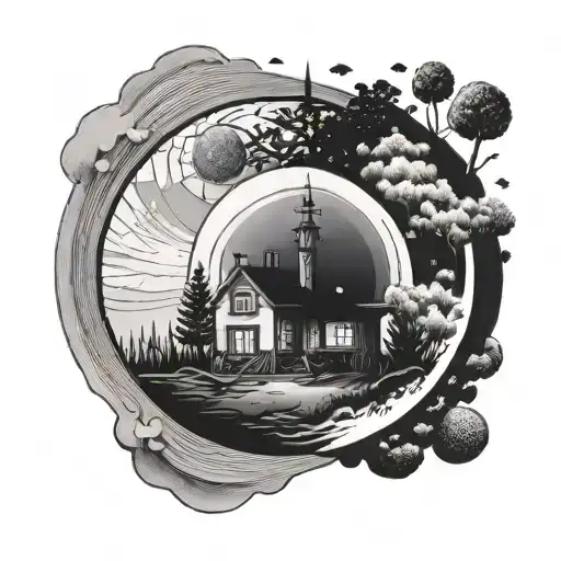 Small Planet With 1 House On It