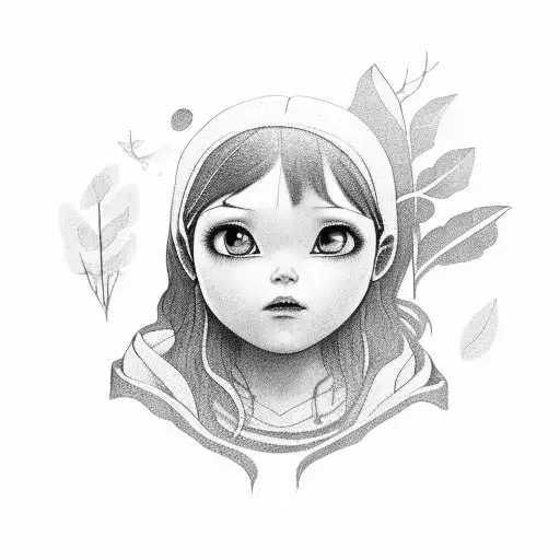 A Little Girl Lost In The Forest
