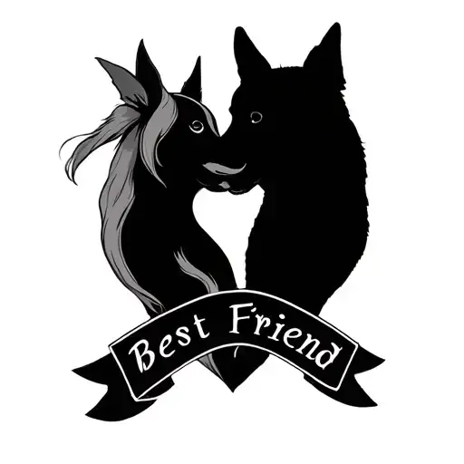 Best Friend Tattoo Design