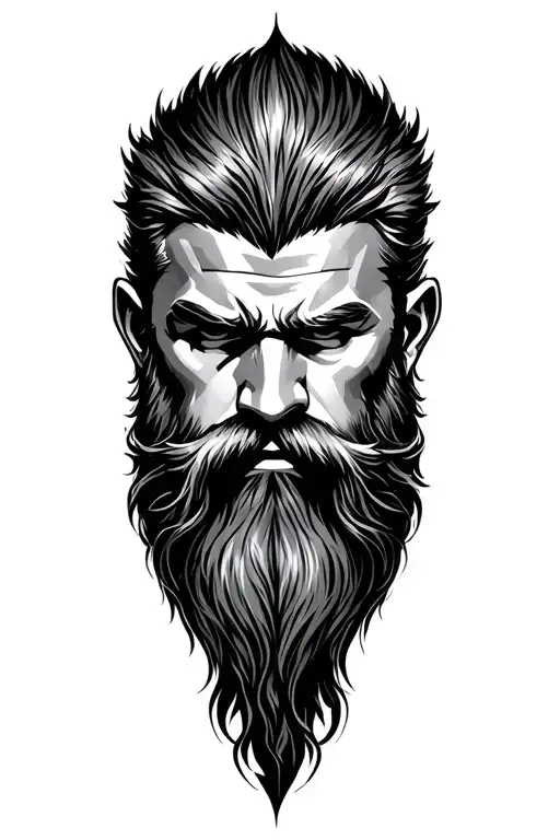 Viking Beard Look Like Ragnar Runy W Tle