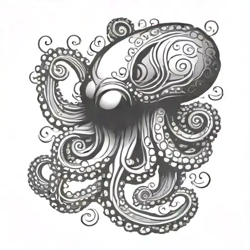 Octopus Duolingo Matching Tattoo For Friends