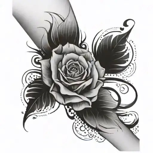 Cover Up Tattoo On The Forearm