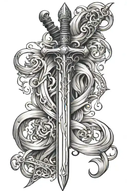 Christian Sword Wrapped