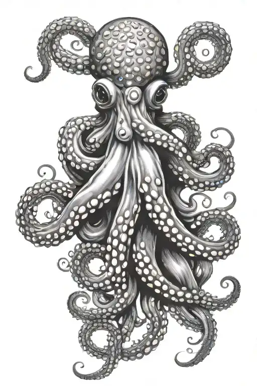 Octopus Wrapped Tightly Crawling Up Arm