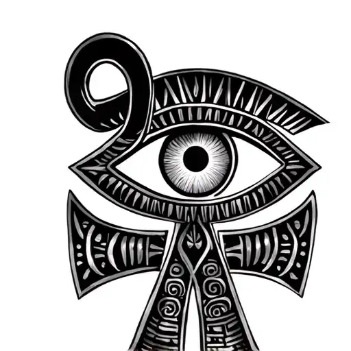 Ankh Symbol With Eye Names Jasmin Gabriel Malia Ancient Egypt Roman Numerals 6 28