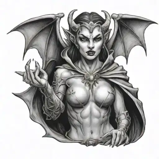 Vampire Female Gargoyle Warrior
