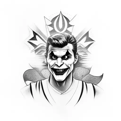 Tattoo Including Joker From Batman And Nba Player Nikola Jokic