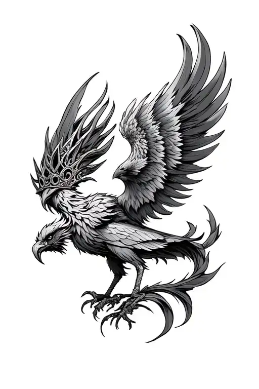 A Phoenix With A Crown