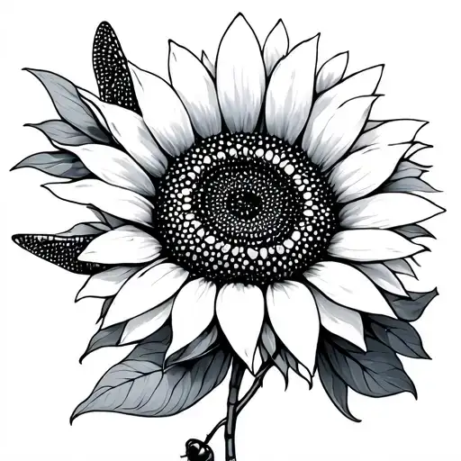 Dragonfly Sunflower Leo Zodiac Sign